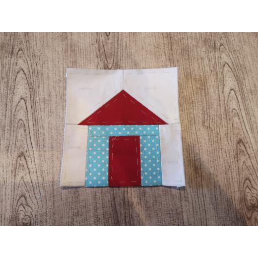 Digital Download- English Paper piecing- Boat House/Beach Hut