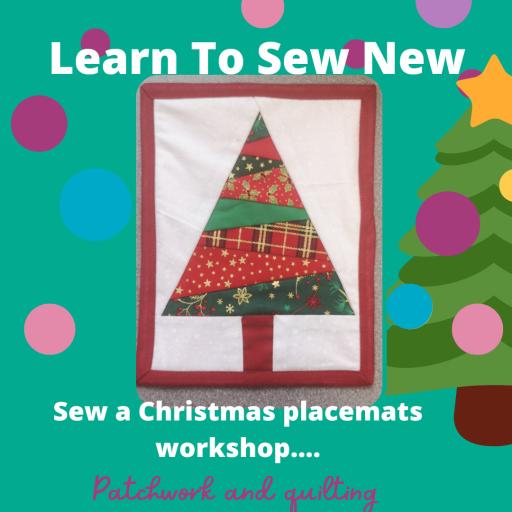 Christmas Tree placemat workshop