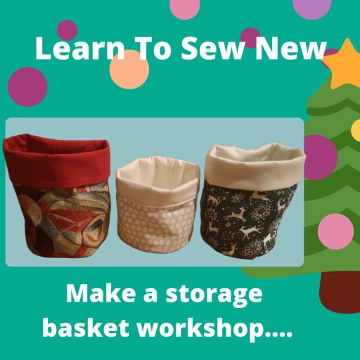 Christmas basket workshop