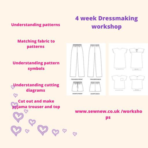 Dressmaking-4 week sewing workshop 2026